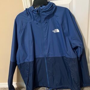 The North Face Men's Two-Tone Blue Windbreaker